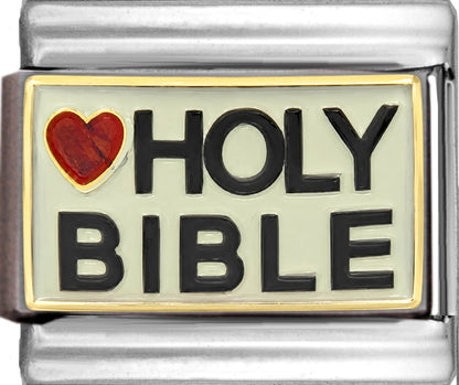 Love Holy Bible on White