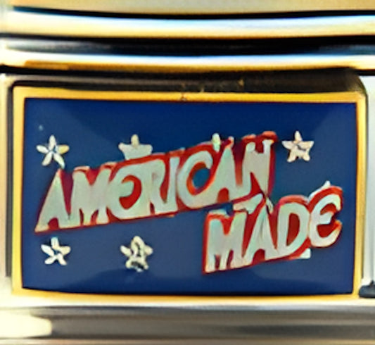American Made on Blue with Stars