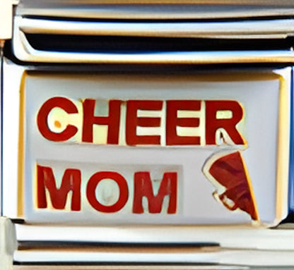 Cheer Mom on White