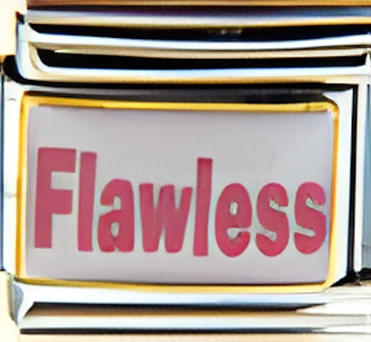 Flawless Text on White