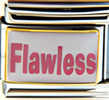 Flawless Text on White