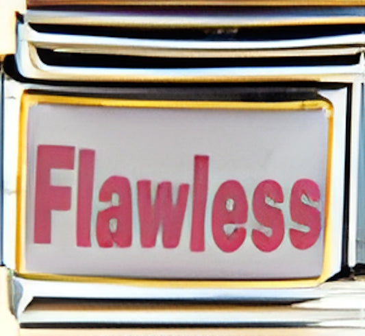 Flawless Text on White