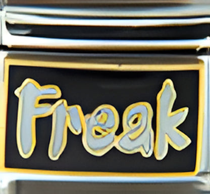 Freak Text on Black