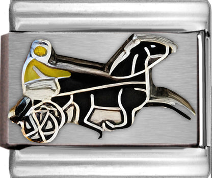 Black Horse and Jockey