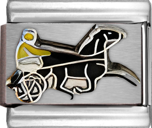 Black Horse and Jockey