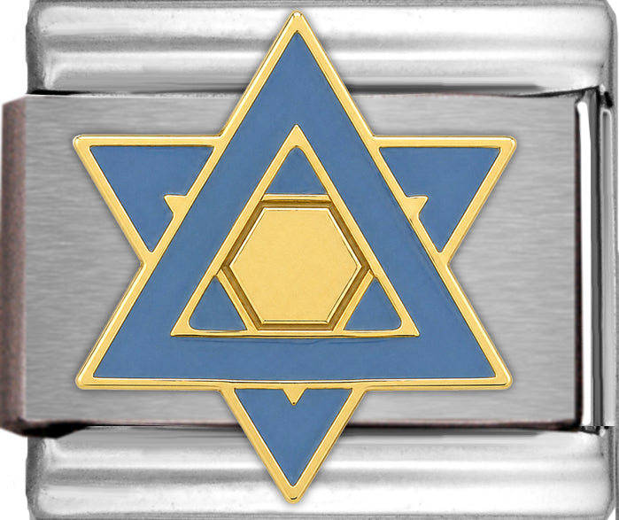 Deluxe Light Blue Star of David