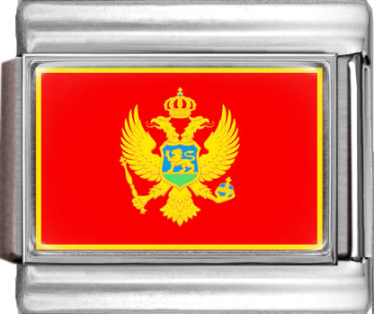 Montenegro Flag Photo Italian Charm