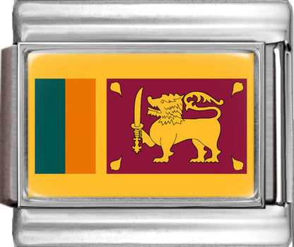 Sri Lanka Flag Photo Italian Charm