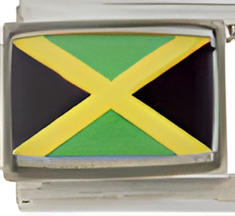 Jamaica Flag Photo Charm
