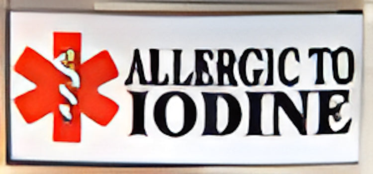 Superlink Allergic to Iodine Photo Charm