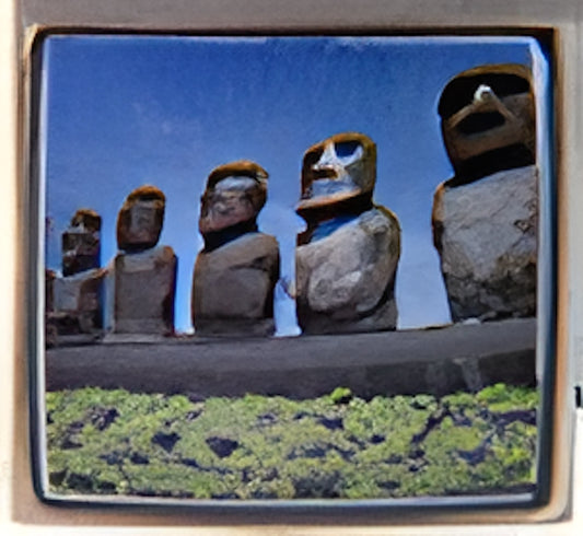 Easter Island Photo Charm