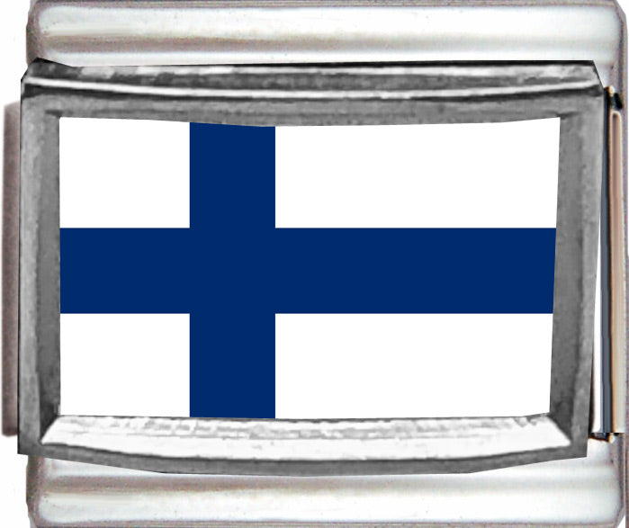 Finland Flag Photo Charm