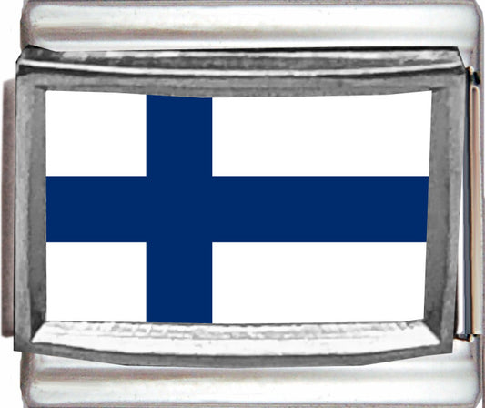 Finland Flag Photo Charm