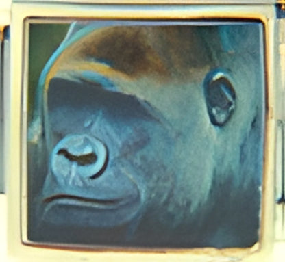 Gorilla Face Photo Charm