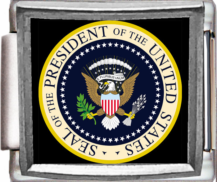 United States Presidential Seal Photo Charm