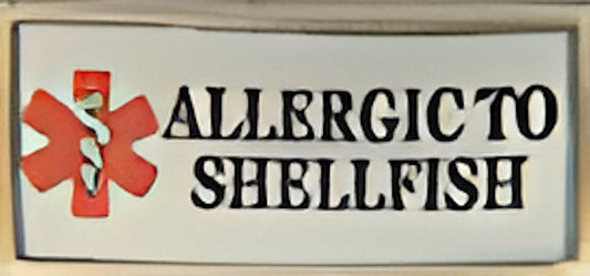 Superlink Allergic to Shellfish Photo Charm