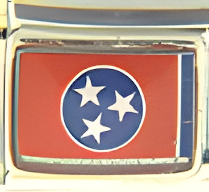 Tennessee State Flag Photo Charm