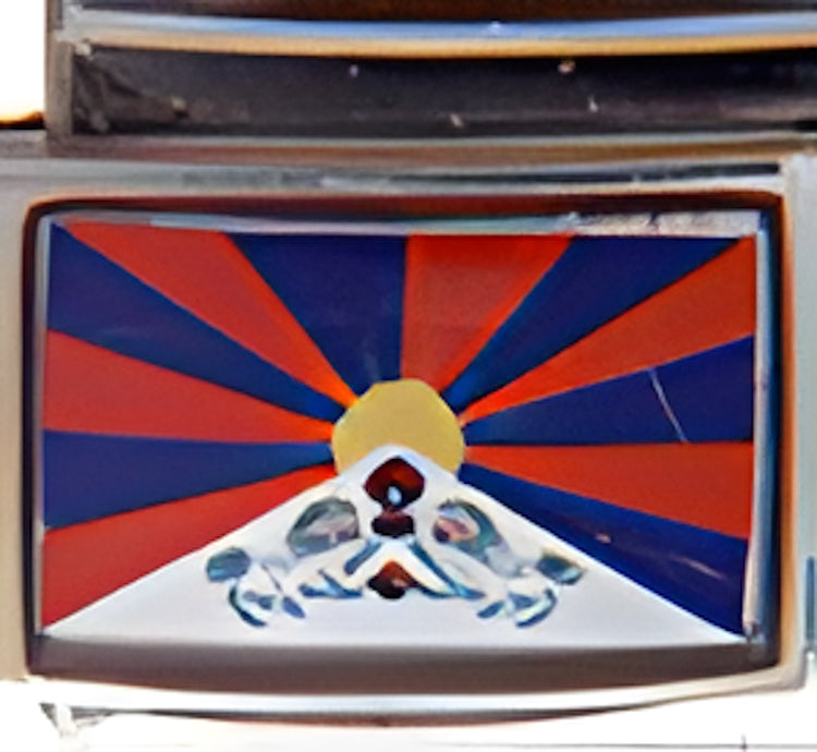 Tibet Flag Photo Charm