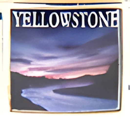 Yellowstone Sunset Photo Charm
