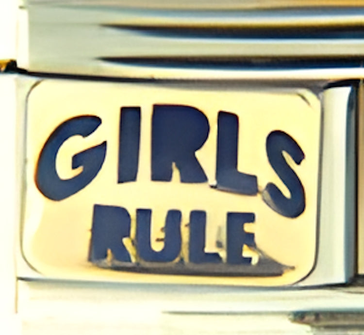 Blue Girls Rule Text