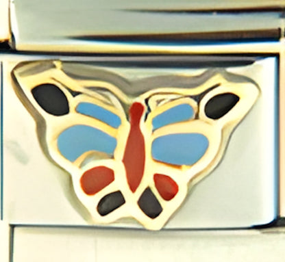 Blue and Red Butterfly
