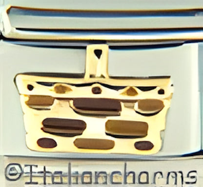 Brown and Tan Raised Basket