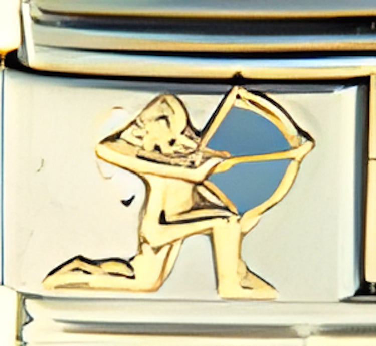 Cupid with Blue Bow