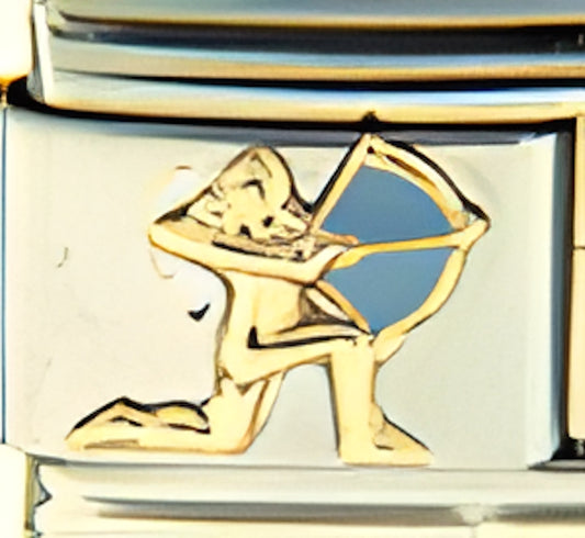 Cupid with Blue Bow