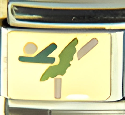 Green Ice Skater