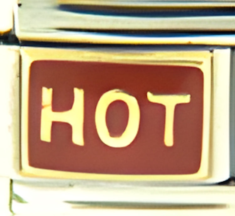 Hot Text on Red