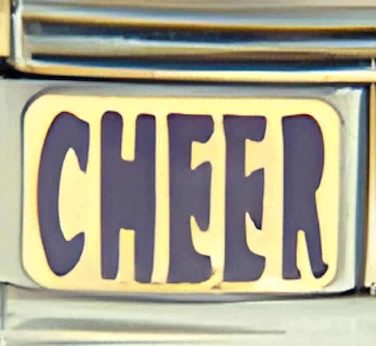 Purple Cheer Text