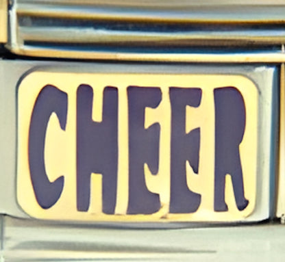 Purple Cheer Text