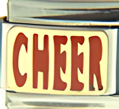 Red Cheer Text