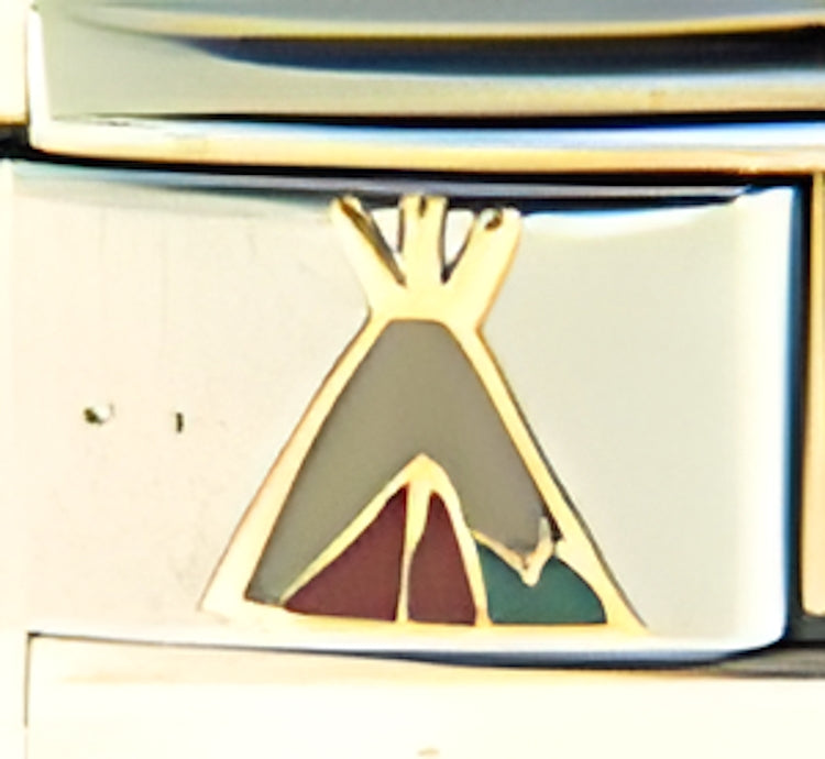 Red and White Teepee