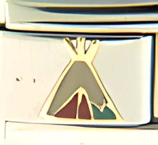 Red and White Teepee