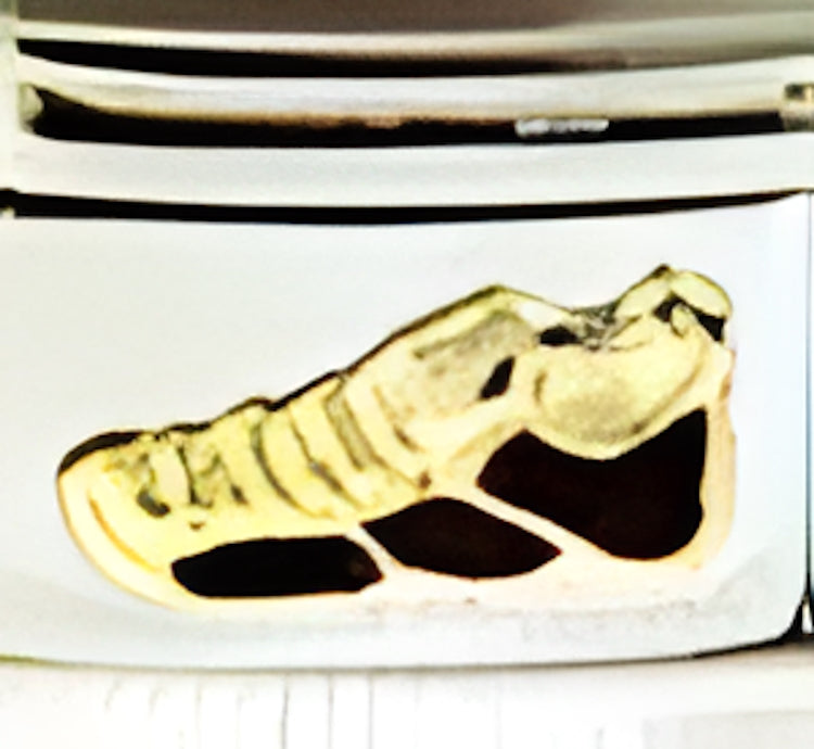 Black Shoe with Cleats