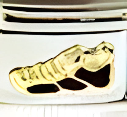 Black Shoe with Cleats