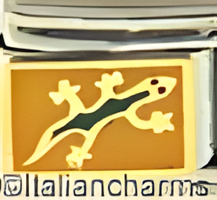 Gecko on Orange Non-Italian