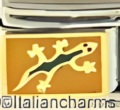 Gecko on Orange Non-Italian