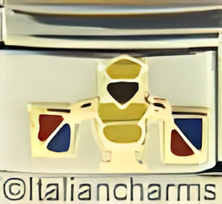Flagman with Two Racing Flags