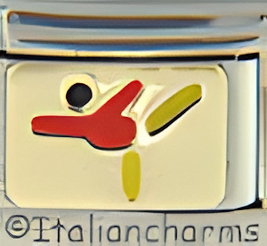 Red and Yellow Gymnast