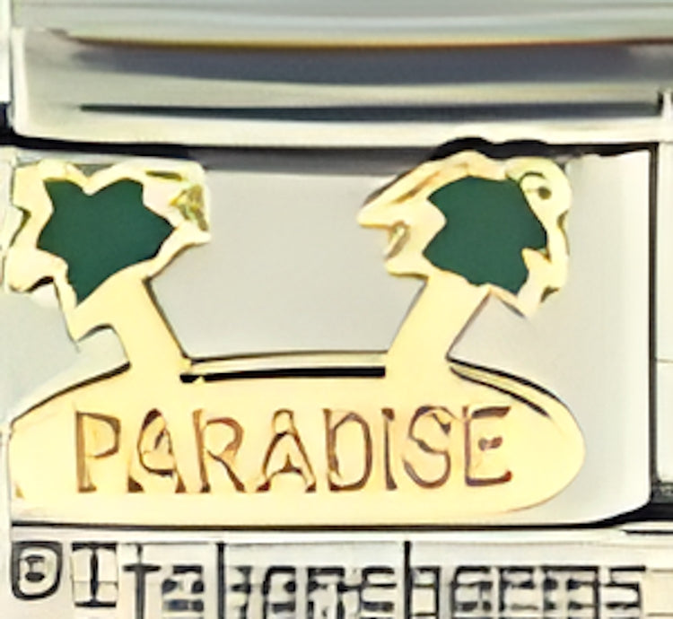 Two Palm Trees in Paradise