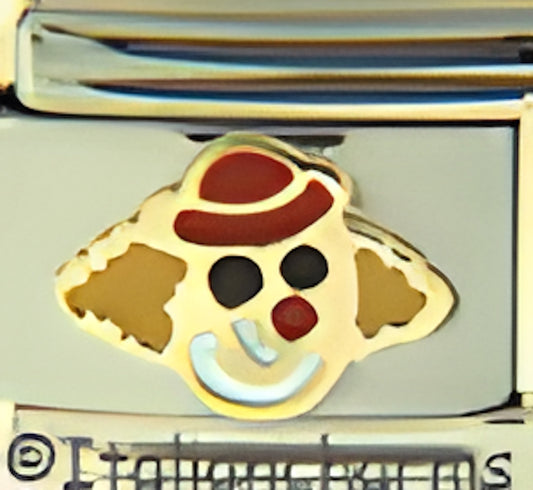 White Face Clown with Red Hat