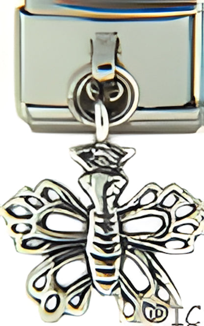 Dangle Sterling Silver Butterfly