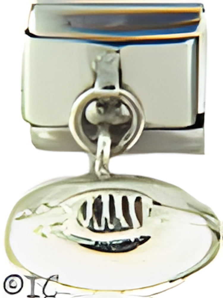 Dangle Sterling Silver Football