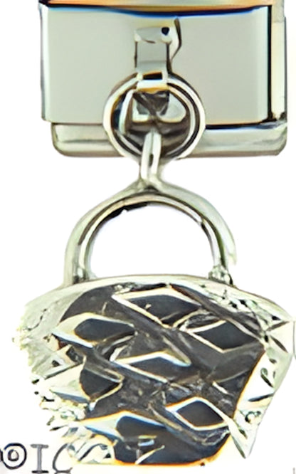Dangle Sterling Silver Purse with Handle