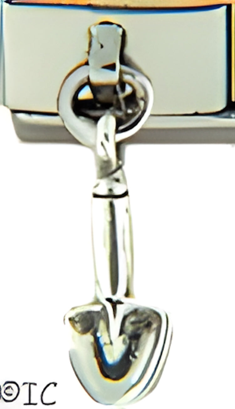 Dangle Sterling Silver Shovel