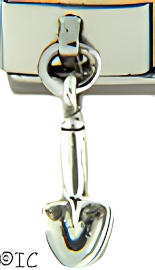 Dangle Sterling Silver Shovel