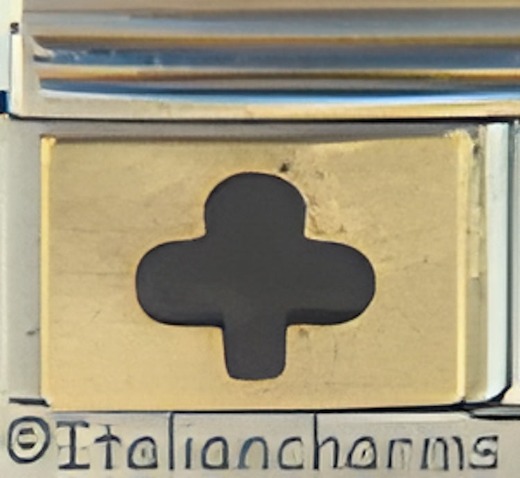 Black Club on Gold