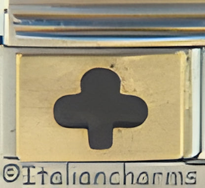 Black Club on Gold